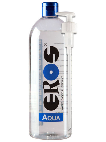 Eros Aqua Water Based Lubricant Bottle With Pump 1000 ml - Club X